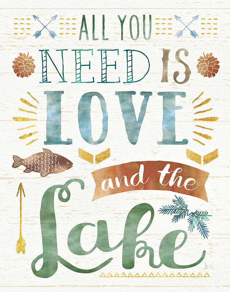 Reproduction of Lake Love I by Jess Aiken - Wall Decor Art