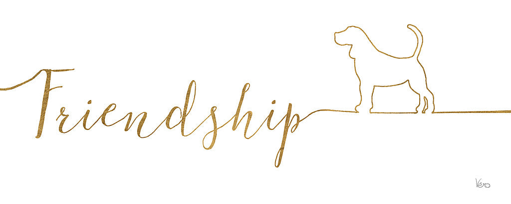 Reproduction of Underlined Dogs II by Veronique Charron - Wall Decor Art