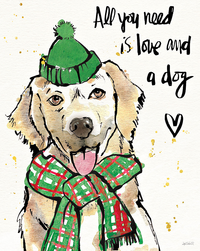 Reproduction of Strike a Paws V Christmas by Anne Tavoletti - Wall Decor Art