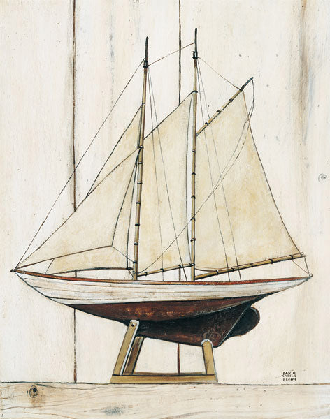 Reproduction of Schooner I by David Carter Brown - Wall Decor Art