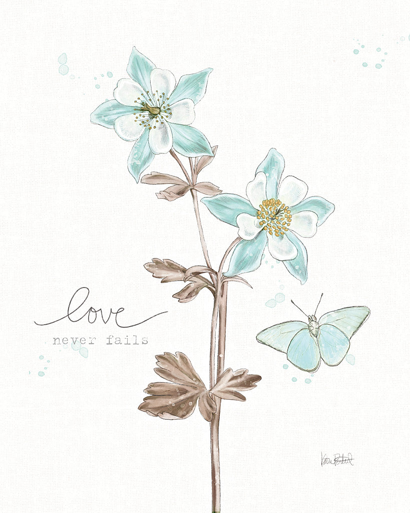 Reproduction of Bits of Blue IV by Katie Pertiet - Wall Decor Art