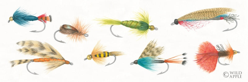 Reproduction of Gone Fishin XII by Wild Apple Portfolio - Wall Decor Art