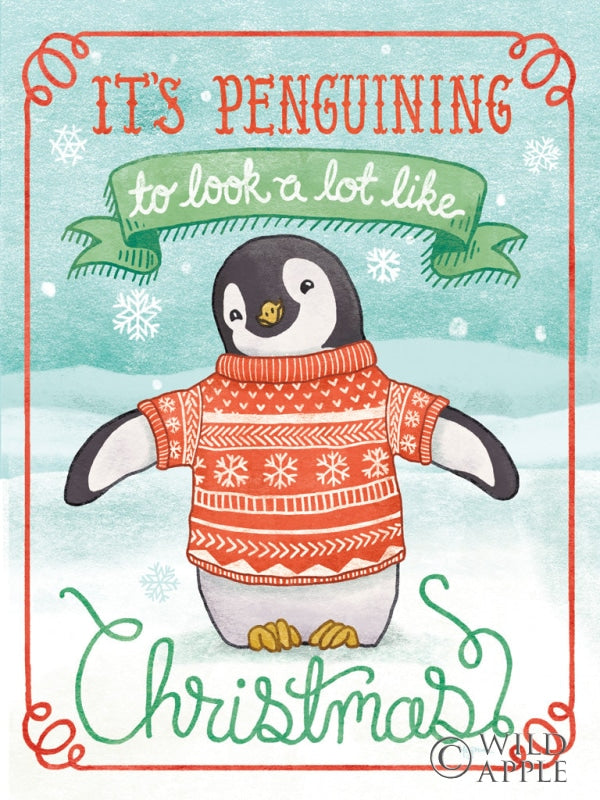 Reproduction of Polar Friends IV by Mary Urban - Wall Decor Art