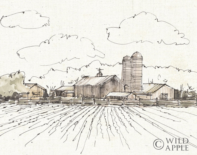 Reproduction of Farm Memories I Crop by Anne Tavoletti - Wall Decor Art