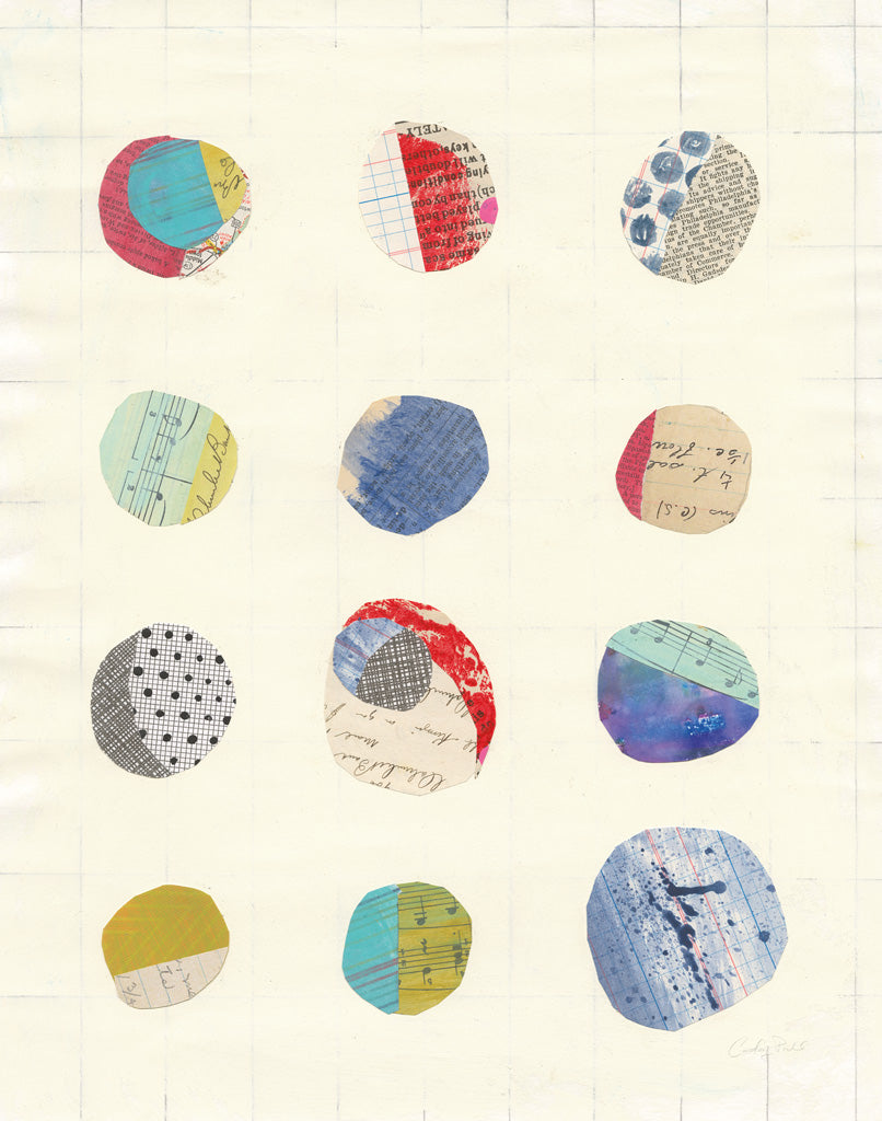 Reproduction of Geometric Collage II by Courtney Prahl - Wall Decor Art