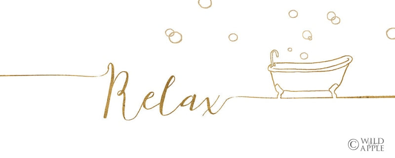 Reproduction of Underline Bath I by Veronique Charron - Wall Decor Art