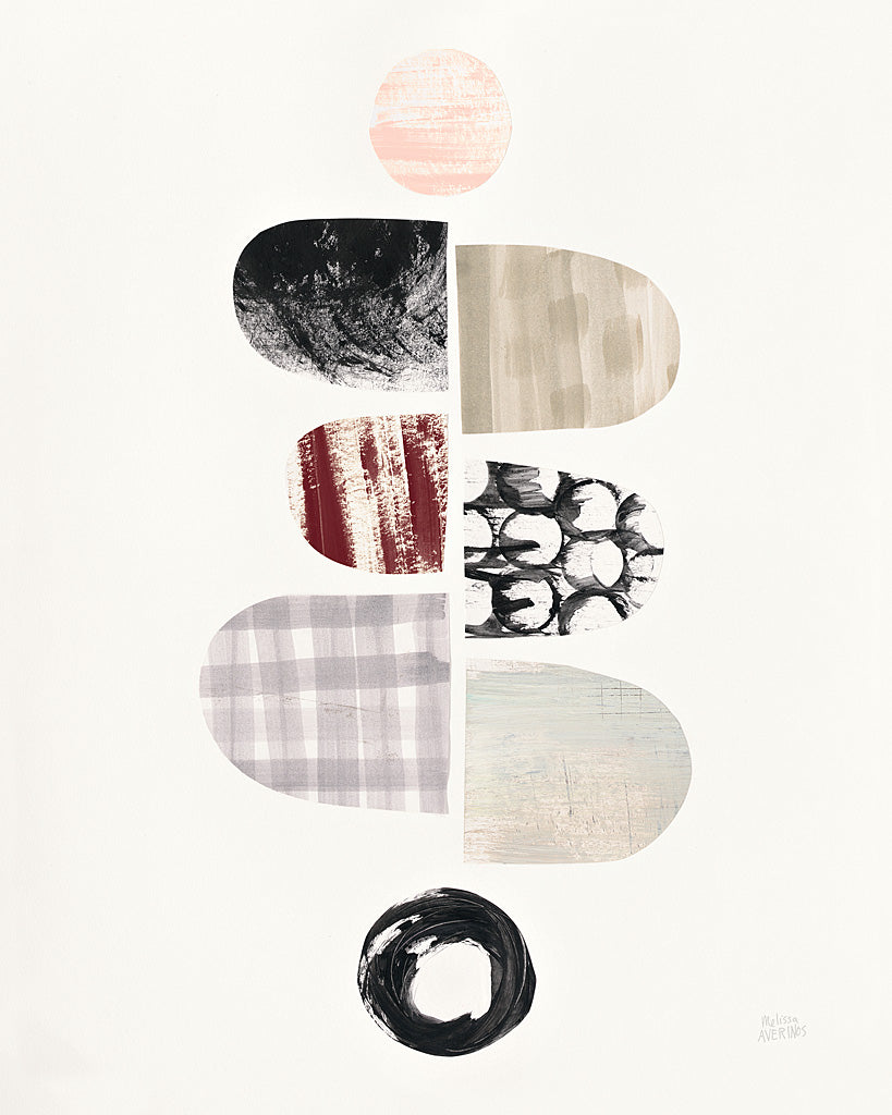 Reproduction of Mod Neutrals I Blush by Melissa Averinos - Wall Decor Art