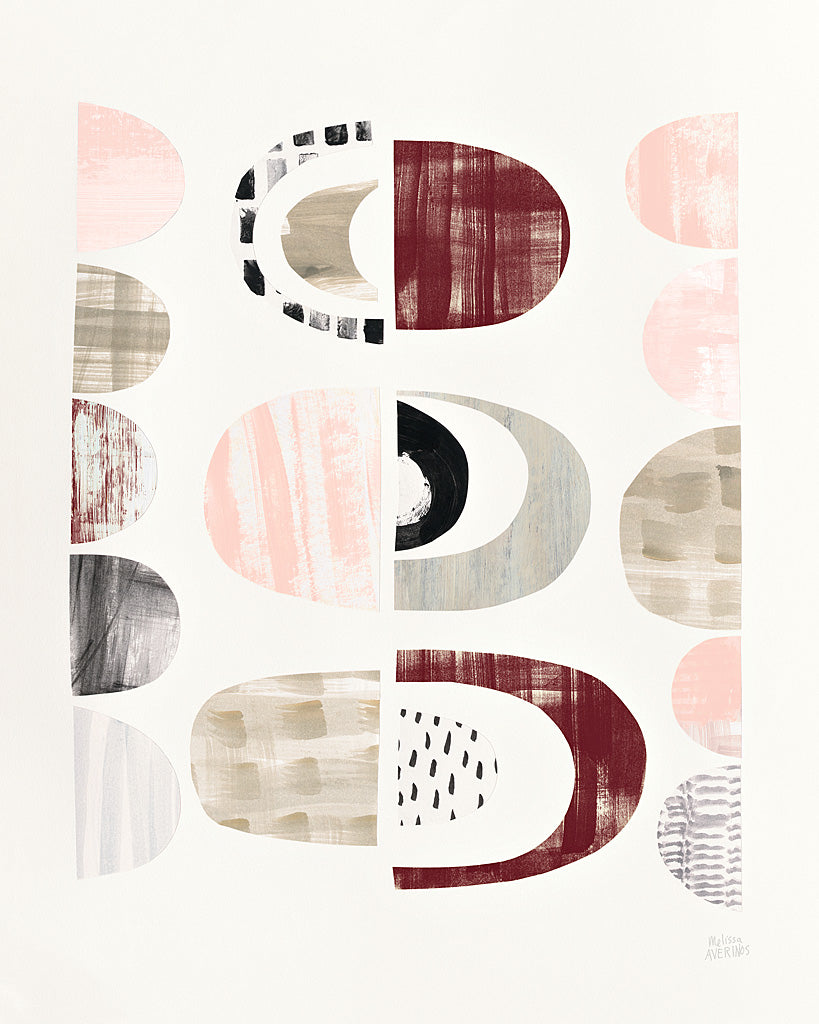 Reproduction of Mod Neutrals II Blush by Melissa Averinos - Wall Decor Art