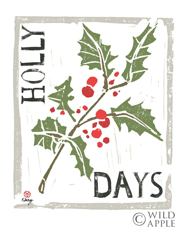 Reproduction of Winter Days II by Kellie Day - Wall Decor Art