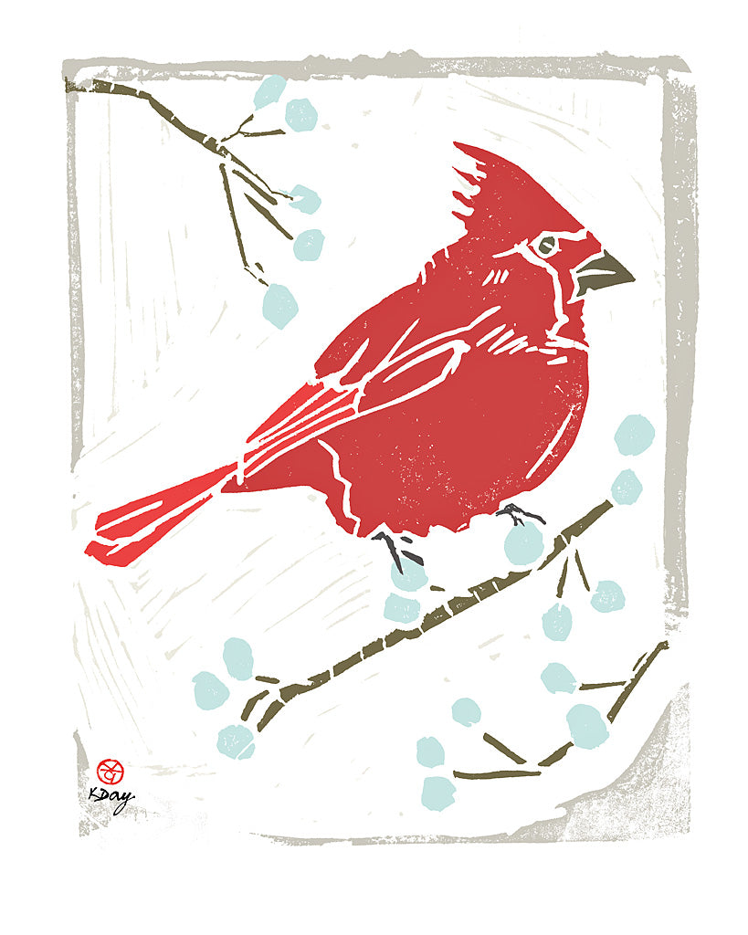 Reproduction of Winter Days III by Kellie Day - Wall Decor Art