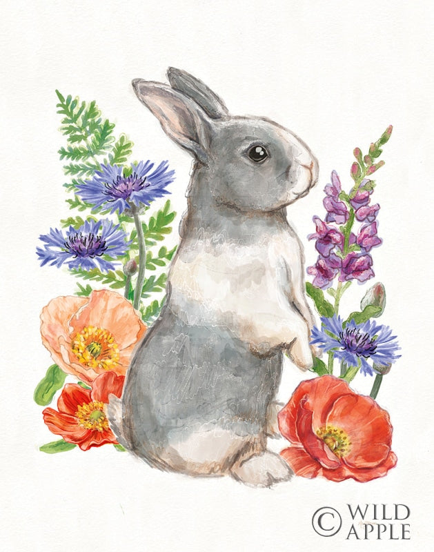 Reproduction of Sunny Bunny IV FB by Mary Urban - Wall Decor Art
