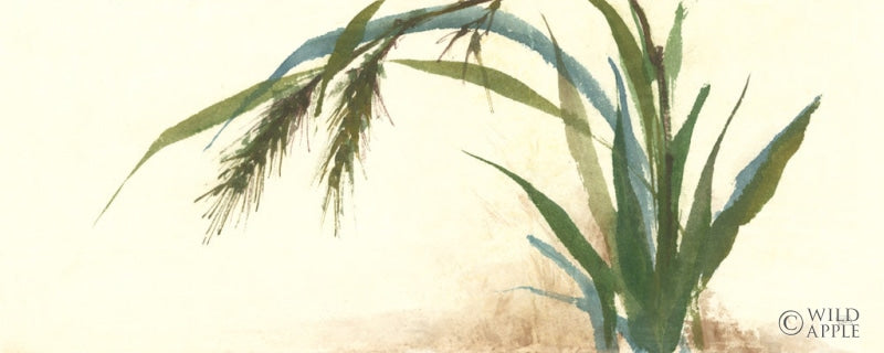 Reproduction of Horizontal Grass II by Chris Paschke - Wall Decor Art