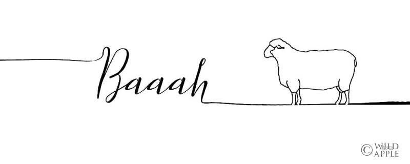 Reproduction of Underlined Farm II by Veronique Charron - Wall Decor Art