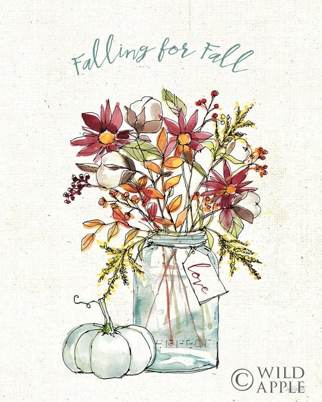 Reproduction of Festive Foliage II by Anne Tavoletti - Wall Decor Art