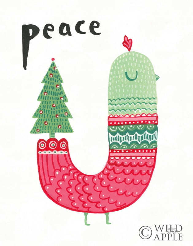 Reproduction of Christmas Tweets III by Melissa Averinos - Wall Decor Art