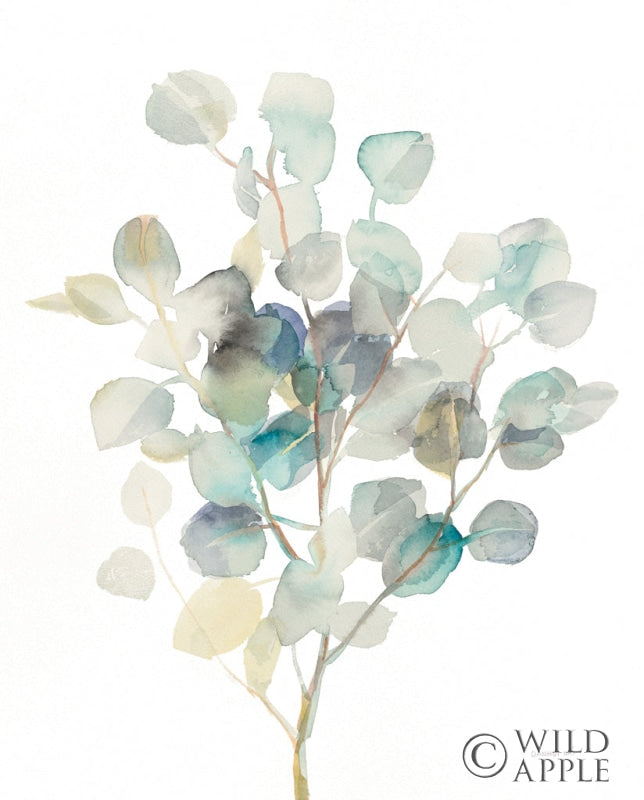 Reproduction of Eucalyptus III White by Danhui Nai - Wall Decor Art