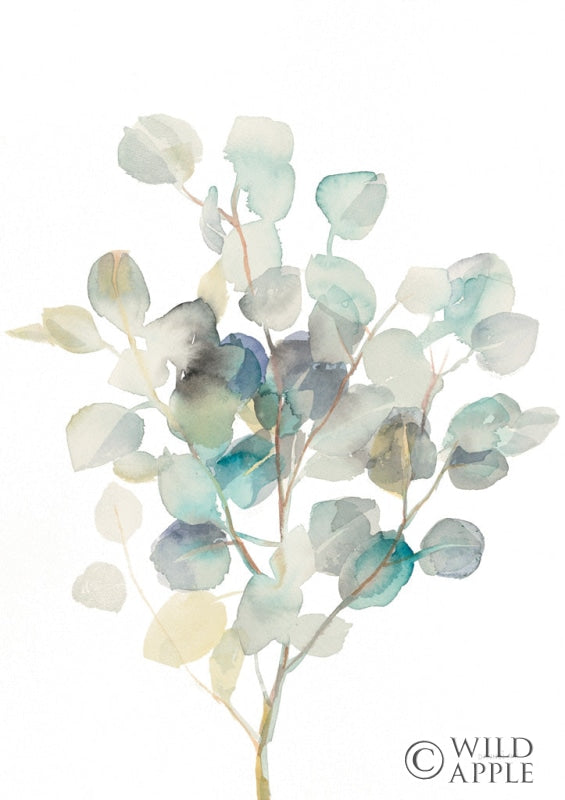 Reproduction of Eucalyptus III White Crop by Danhui Nai - Wall Decor Art