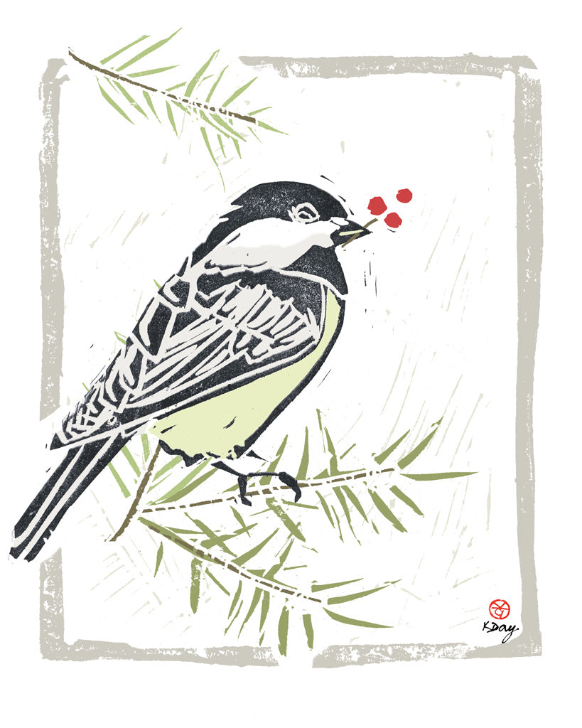 Reproduction of Winter Days VII by Kellie Day - Wall Decor Art