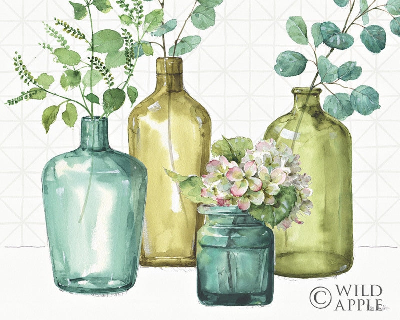 Reproduction of Mixed Greens LXII by Lisa Audit - Wall Decor Art