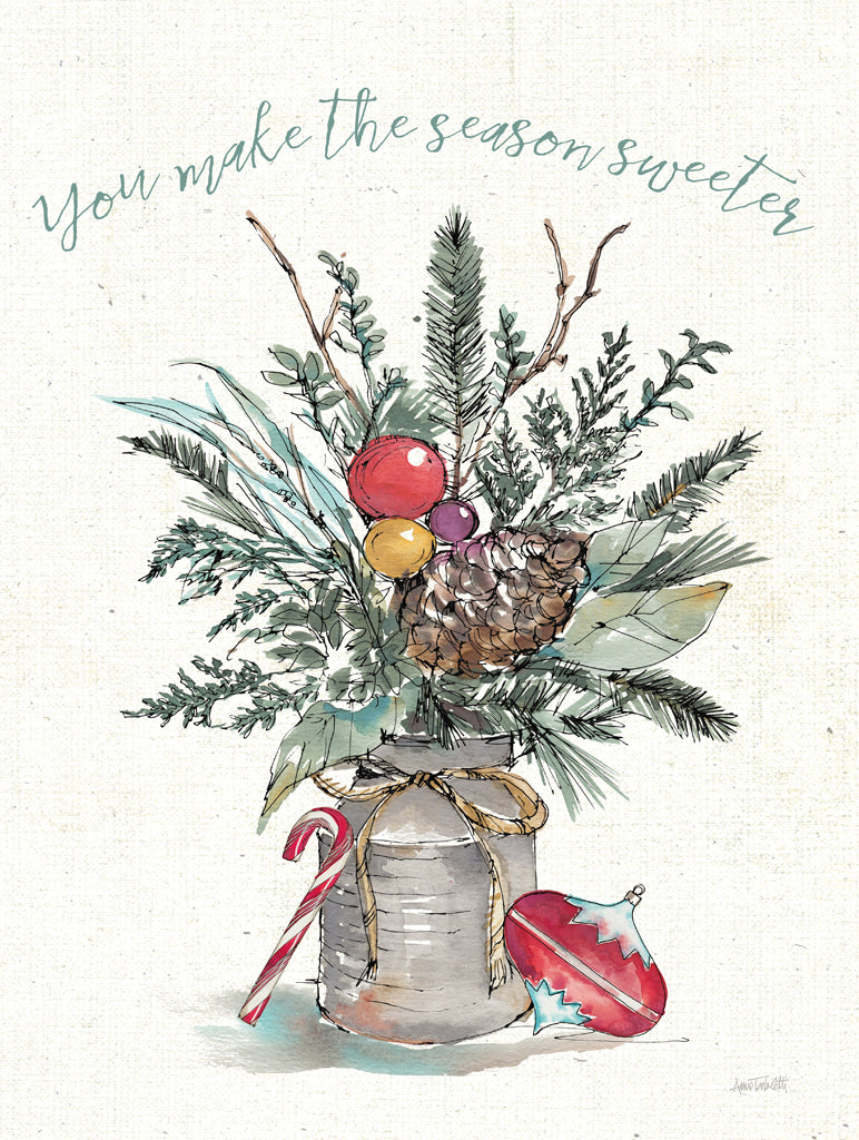 Reproduction of Seasonal Charm II by Anne Tavoletti - Wall Decor Art