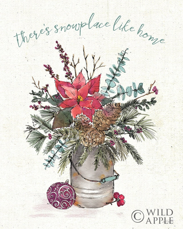 Reproduction of Seasonal Charm III by Anne Tavoletti - Wall Decor Art