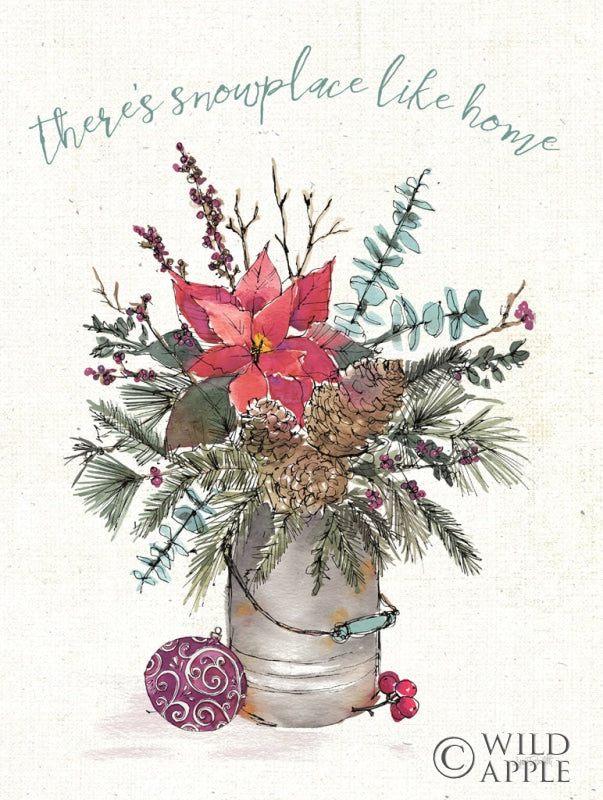 Reproduction of Seasonal Charm III by Anne Tavoletti - Wall Decor Art