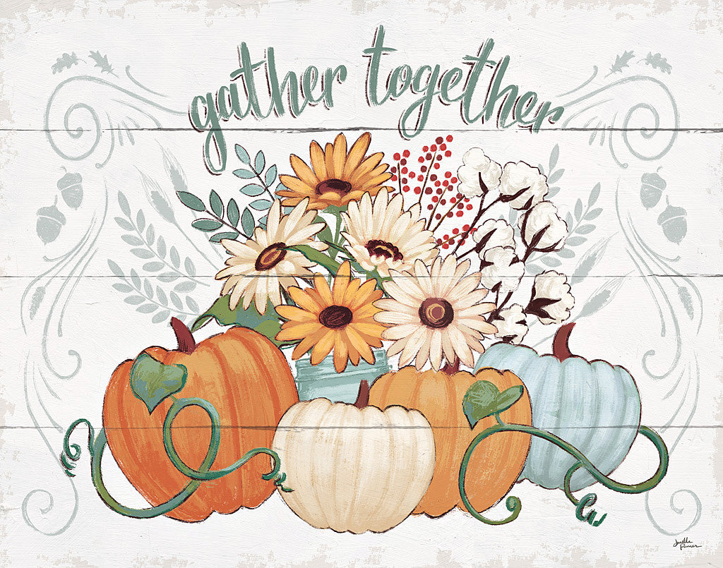 Reproduction of Fall Fun IV by Janelle Penner - Wall Decor Art