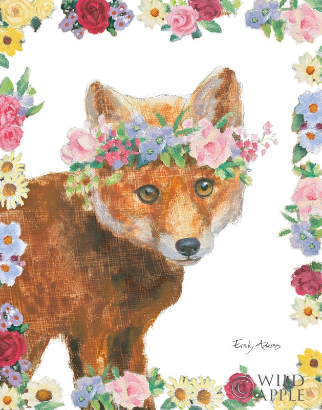 Reproduction of Flower Friends I by Emily Adams - Wall Decor Art