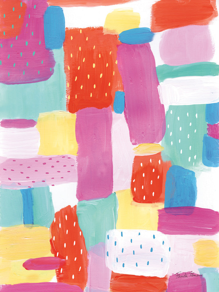 Reproduction of Happy I by Farida Zaman - Wall Decor Art