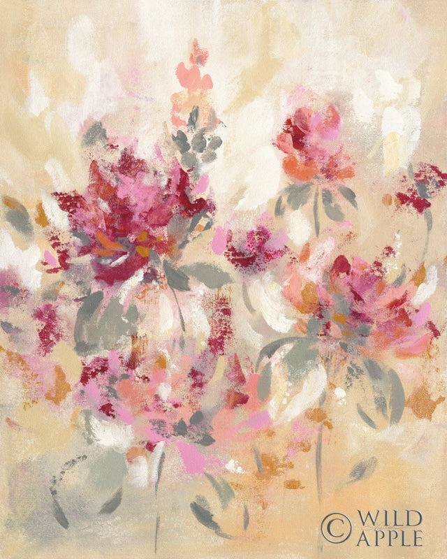 Reproduction of Floral Reflections I by Silvia Vassileva - Wall Decor Art