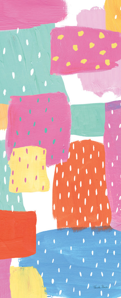 Reproduction of Happy III Spots Crop by Farida Zaman - Wall Decor Art