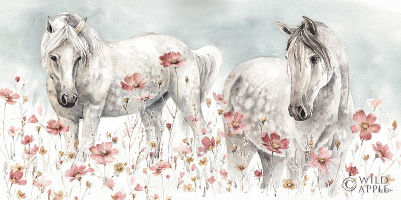 Reproduction of Wild Horses III by Lisa Audit - Wall Decor Art