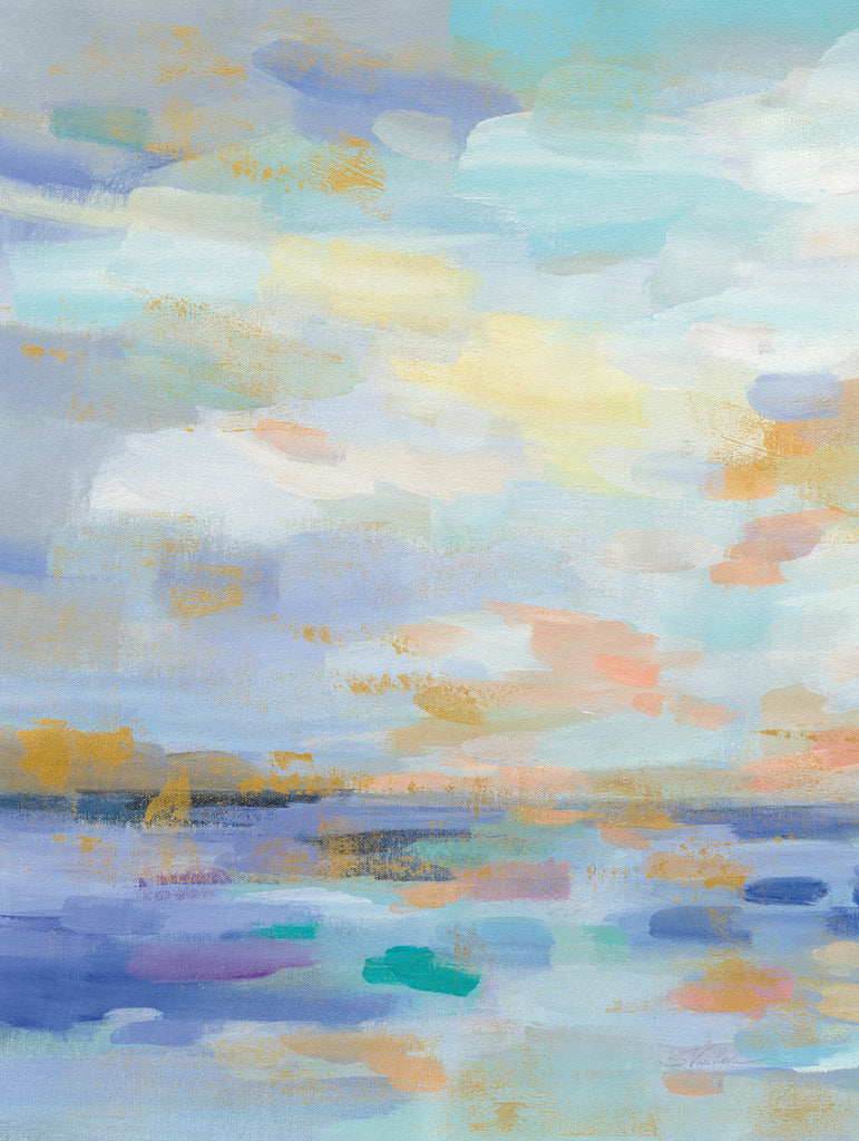 Reproduction of Golden Sunrise II by Silvia Vassileva - Wall Decor Art