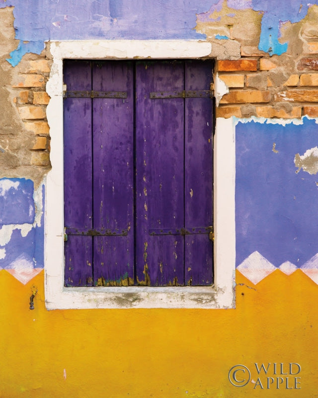 Reproduction of Windows of Burano IV by Aledanda - Wall Decor Art