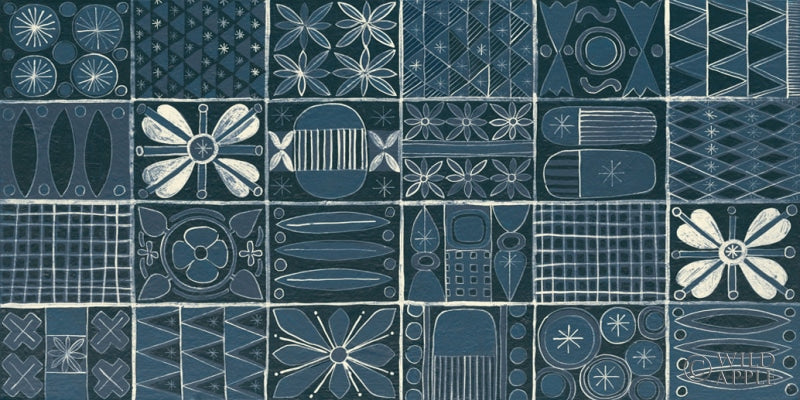 Reproduction of Adire V Cream by Kathrine Lovell - Wall Decor Art