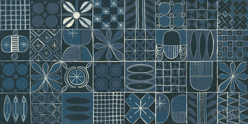 Reproduction of Adire VI Cream by Kathrine Lovell - Wall Decor Art