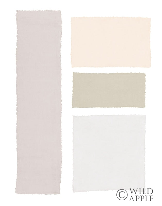 Reproduction of Painted Weaving III Neutral on White by Piper Rhue - Wall Decor Art