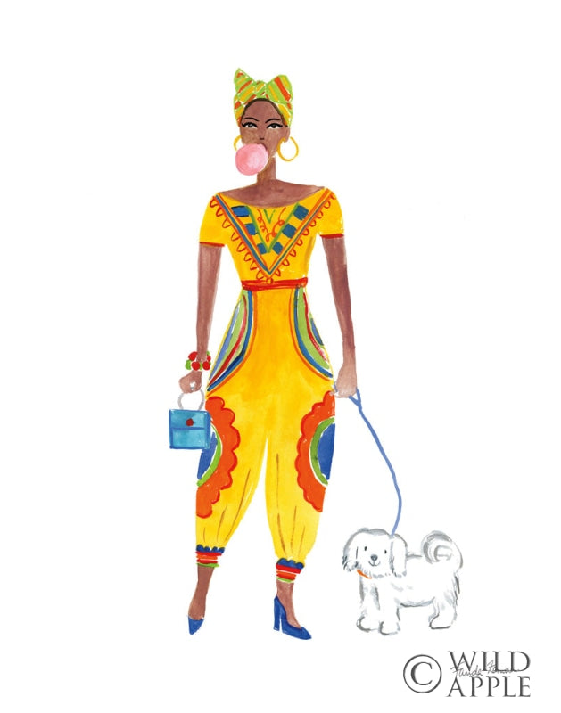 Reproduction of International Girls I by Farida Zaman - Wall Decor Art