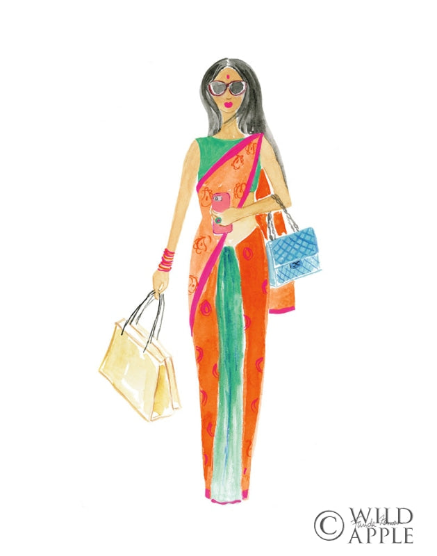 Reproduction of International Girls III by Farida Zaman - Wall Decor Art