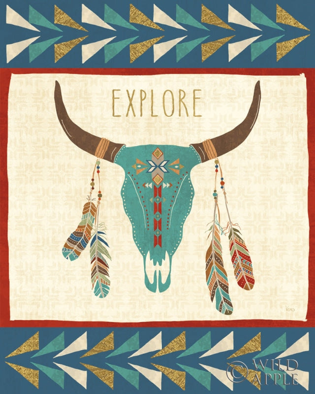 Reproduction of Southwest at Heart II Explore by Veronique Charron - Wall Decor Art