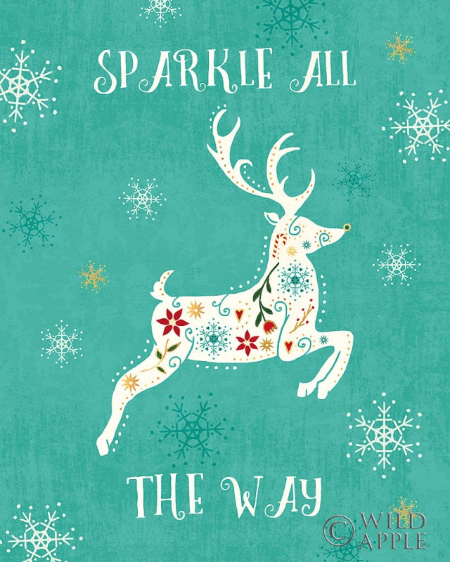 Reproduction of Otomi Holiday III by Veronique Charron - Wall Decor Art