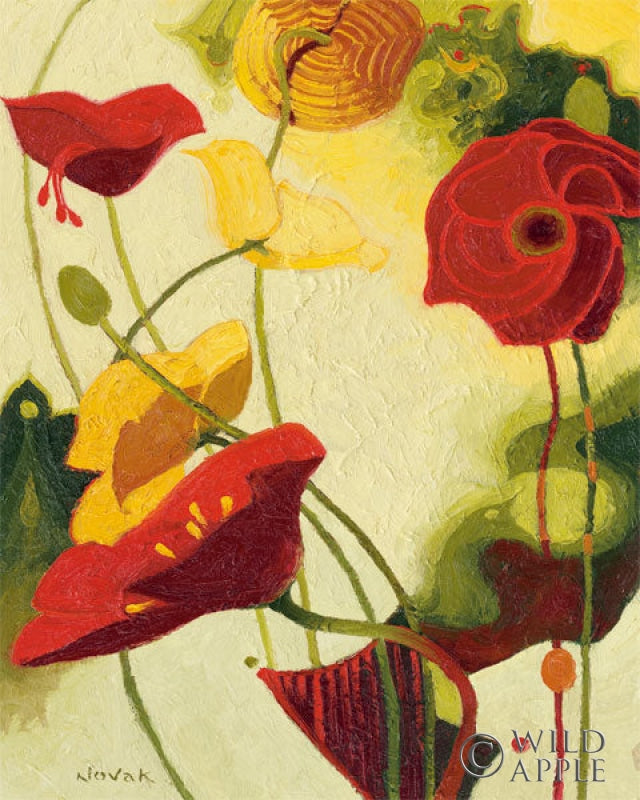 Reproduction of Tres Vignes IV by Shirley Novak - Wall Decor Art