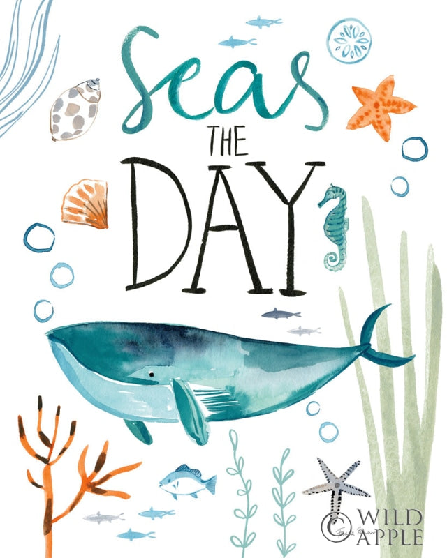 Reproduction of Whale Tale II by Farida Zaman - Wall Decor Art