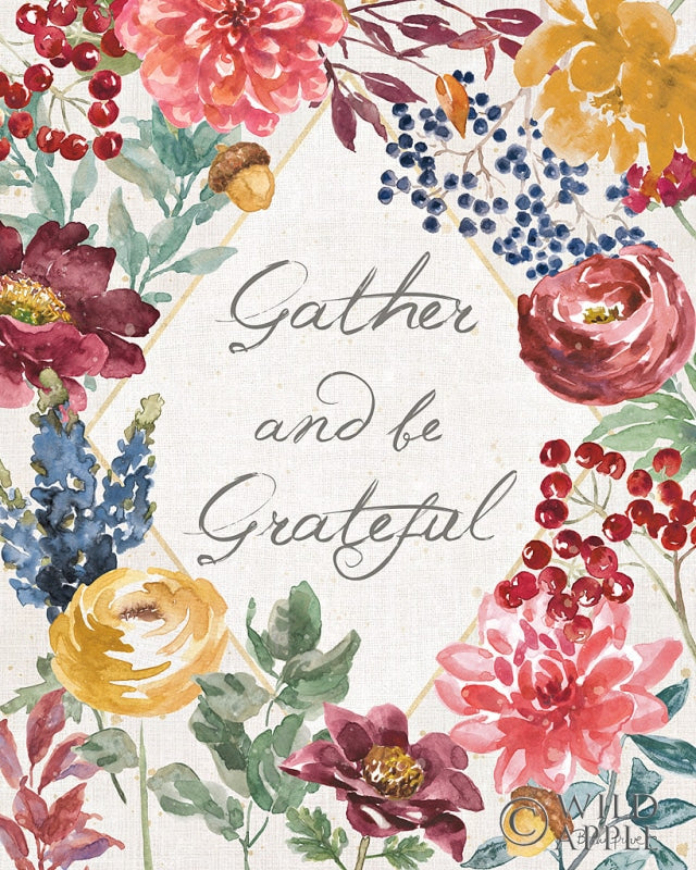 Reproduction of Watercolor Fall V by Beth Grove - Wall Decor Art