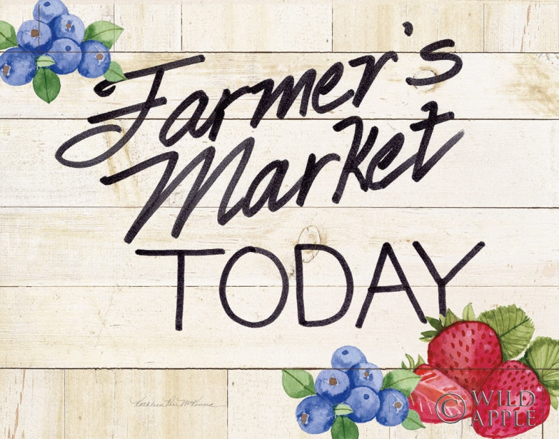 Reproduction of Life on the Farm Sign II v2 by Kathleen Parr McKenna - Wall Decor Art