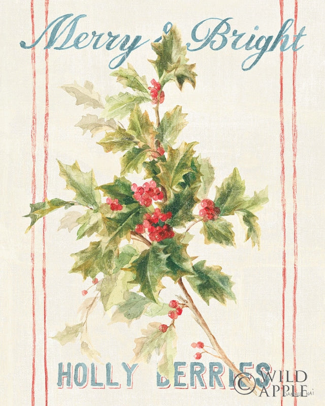 Reproduction of Floursack Holiday Bright I by Danhui Nai - Wall Decor Art