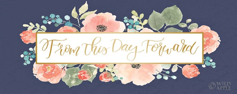 Reproduction of Blooming Delight VIII Blue by Jenaya Jackson - Wall Decor Art