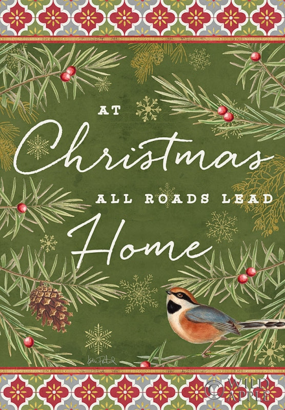 Reproduction of Christmas Tradition VI Green by Katie Pertiet - Wall Decor Art