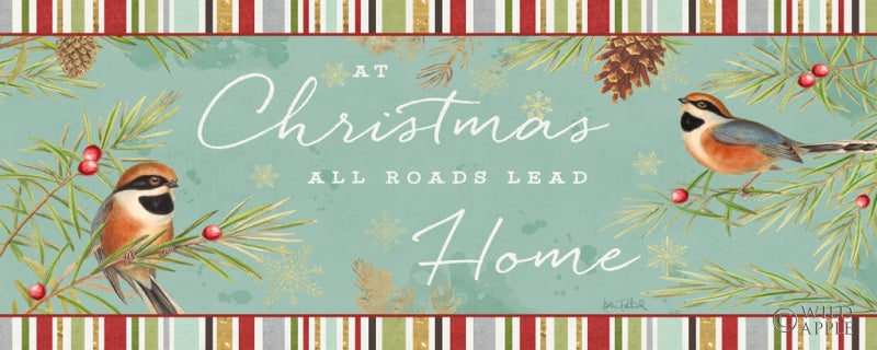 Reproduction of Christmas Tradition VII Blue by Katie Pertiet - Wall Decor Art