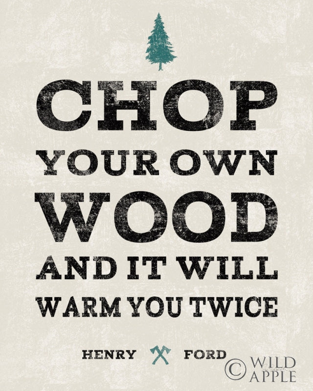 Reproduction of Cabin Life II by Sue Schlabach - Wall Decor Art